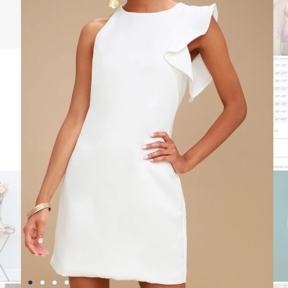 Lulus White Dress. Size XXS.